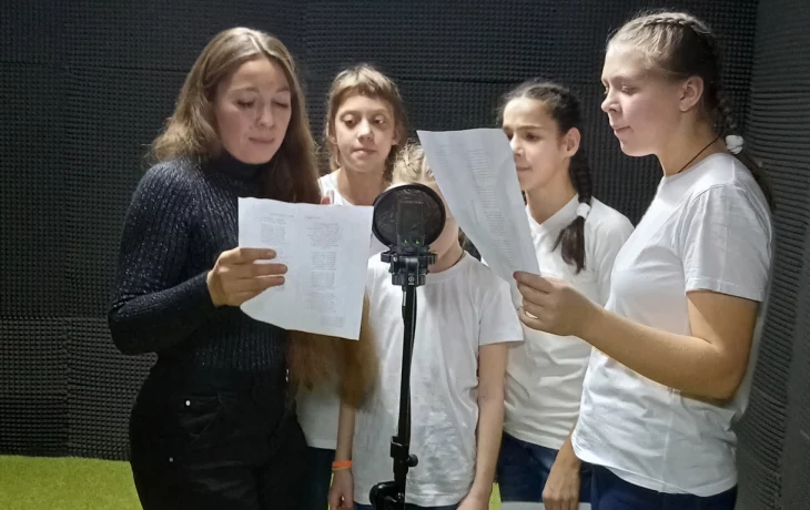 Воспитанники ОКОУ "Новопоселёновская школа-интернат" приняли участие в проекте: "Детские голоса Курс Воспитанники ОКОУ "Новопоселёновская школа-интернат" приняли участие в проекте: "Детские голоса Курс